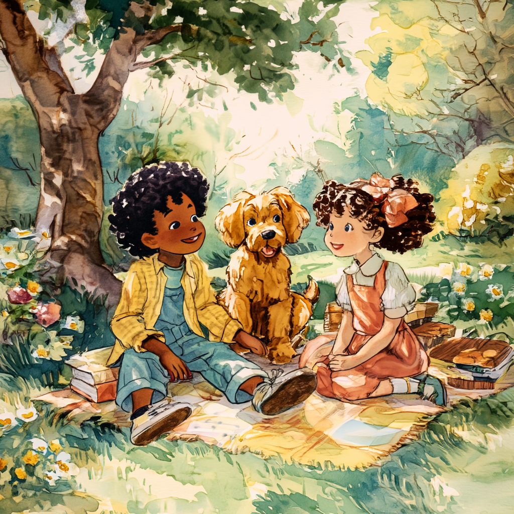 Illustration from "The Three Friends"
