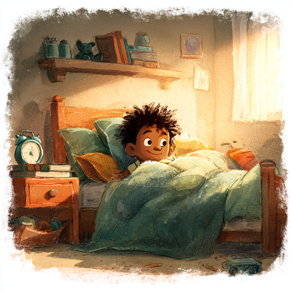 Illustration from "The Busy Morning"