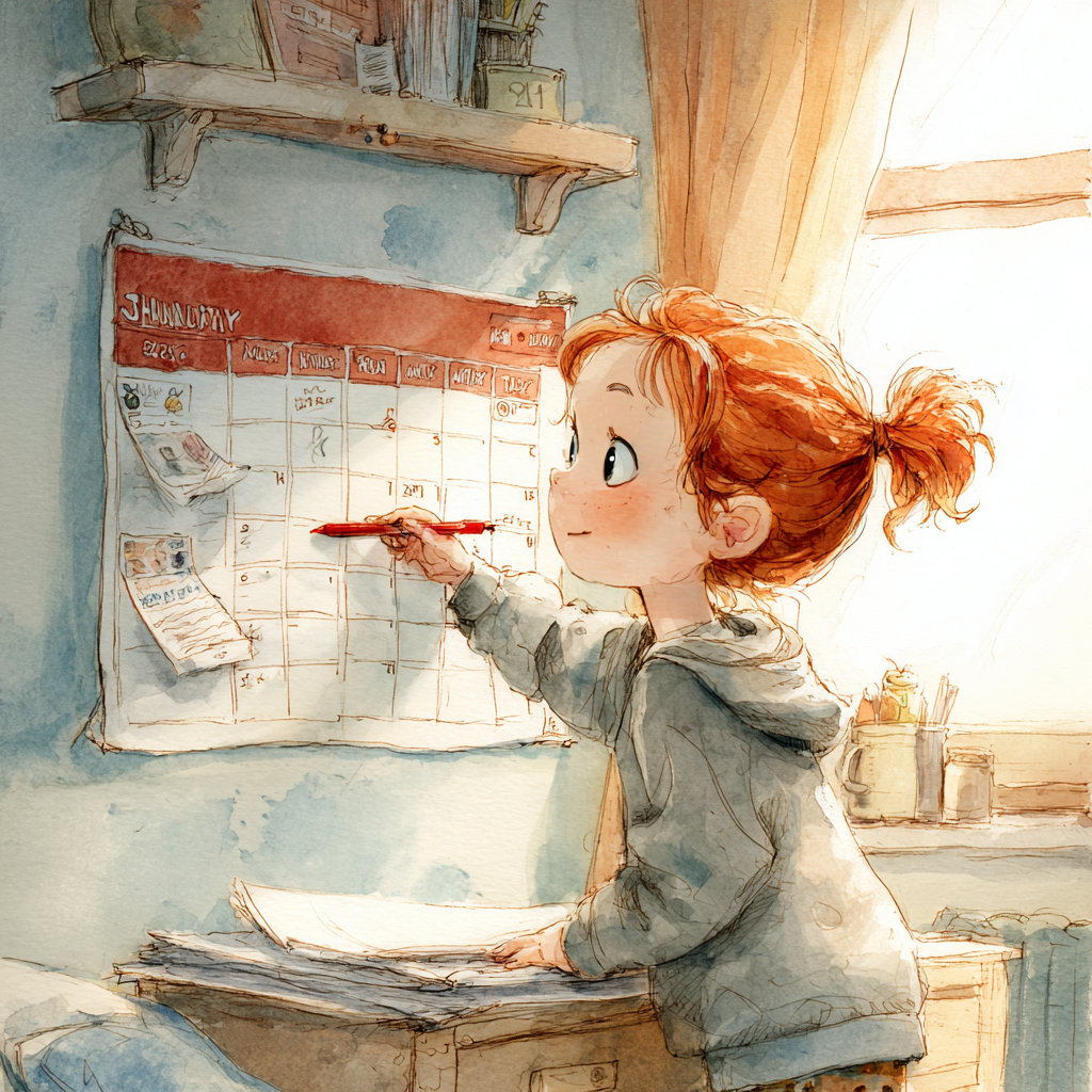 Illustration from "The Birthday Surprise"