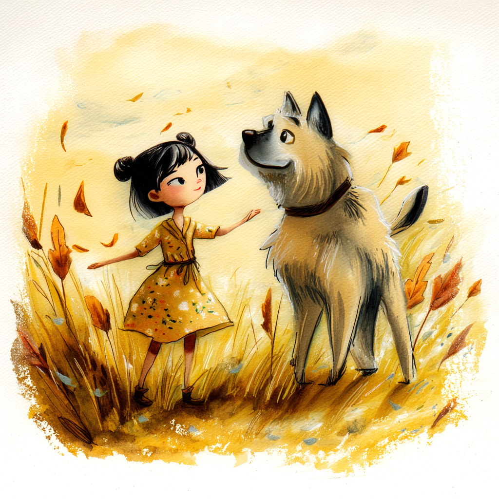 Illustration from "The Dog"