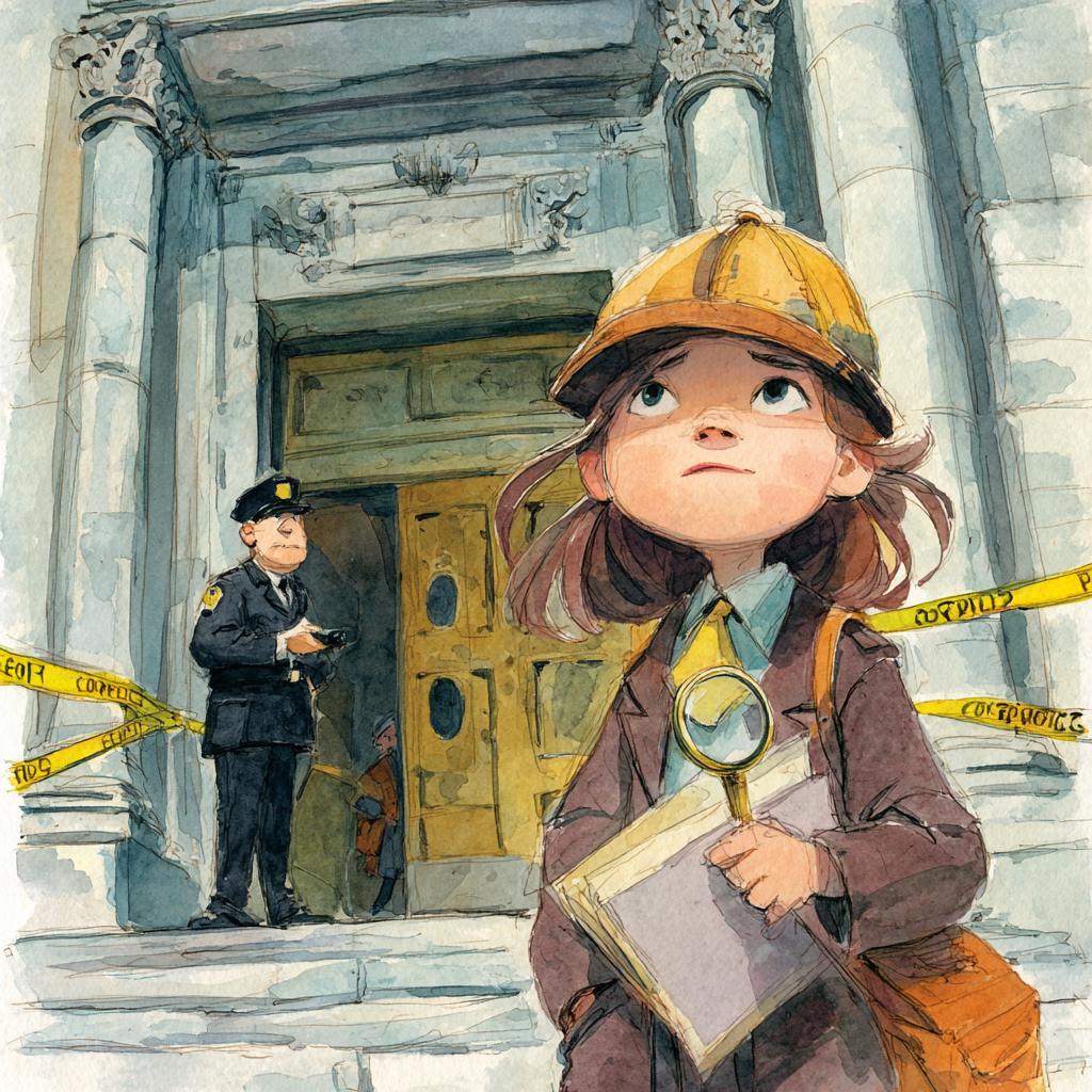 Illustration from "The Detective's First Case"
