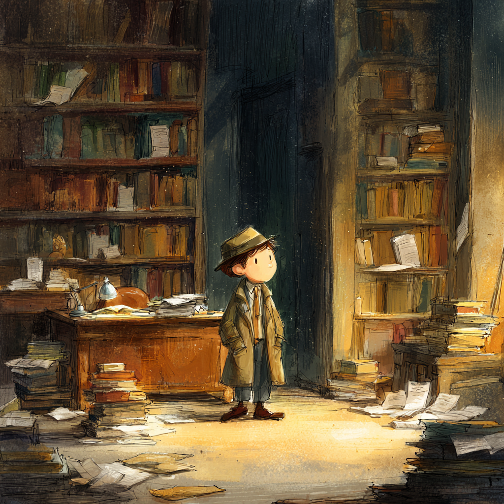 Illustration from "The Case of the Missing Manuscript"