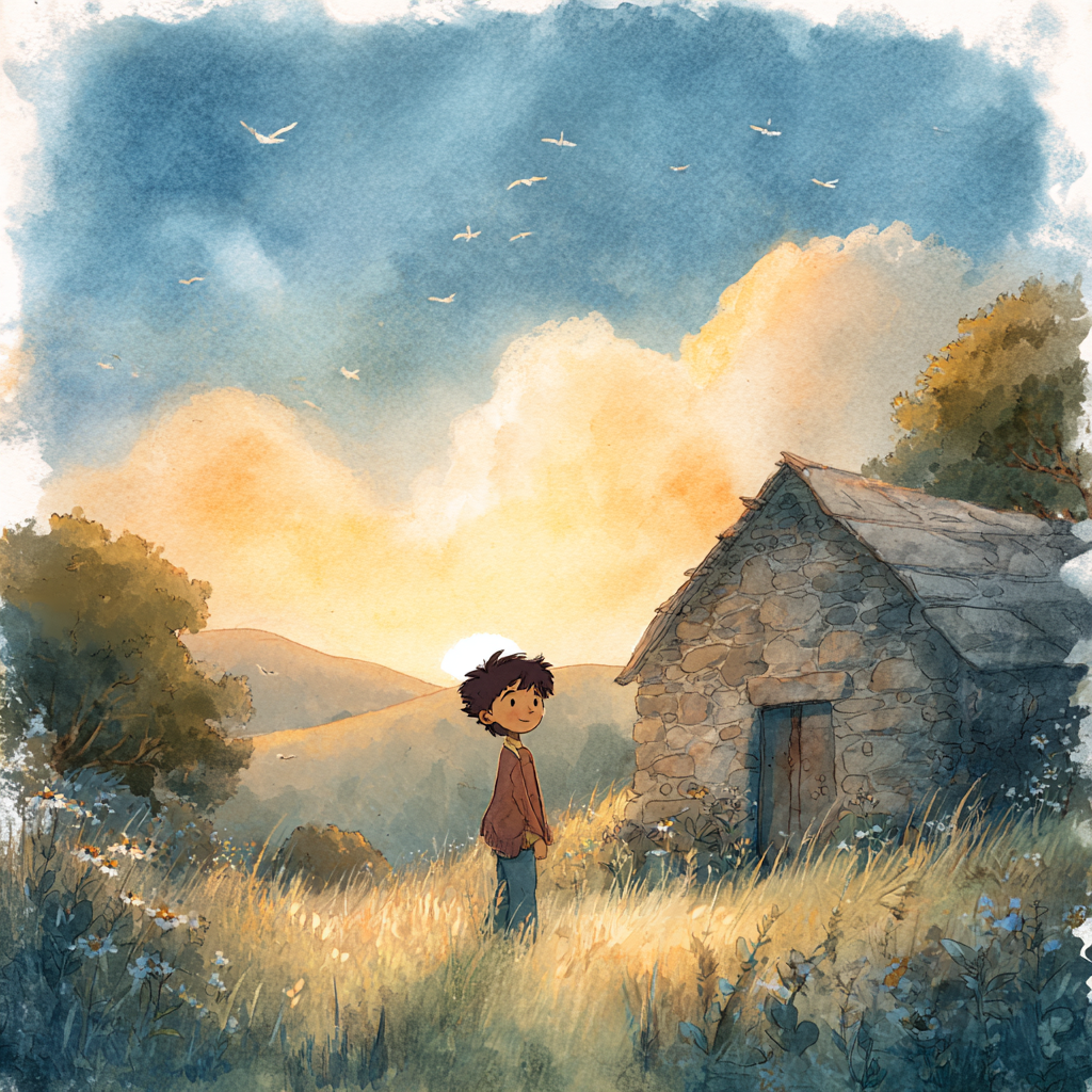Illustration from "The Sun and The Moon"