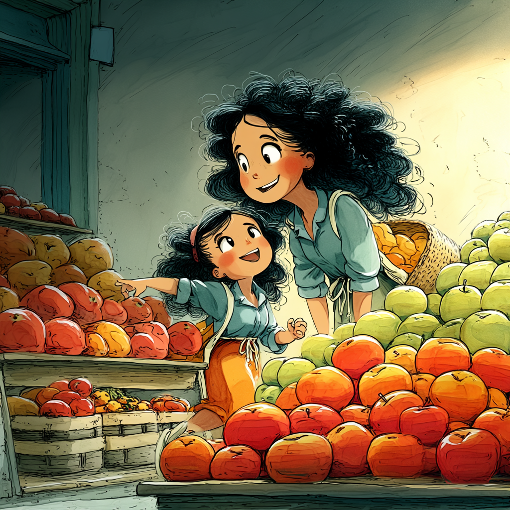 Illustration from "Going to the Store"
