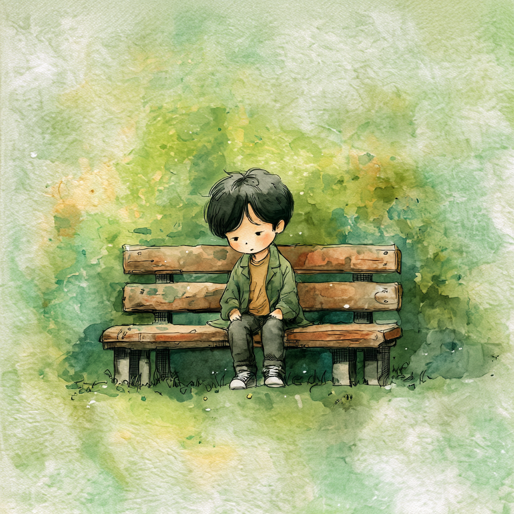 Illustration from "The Lost Dog"